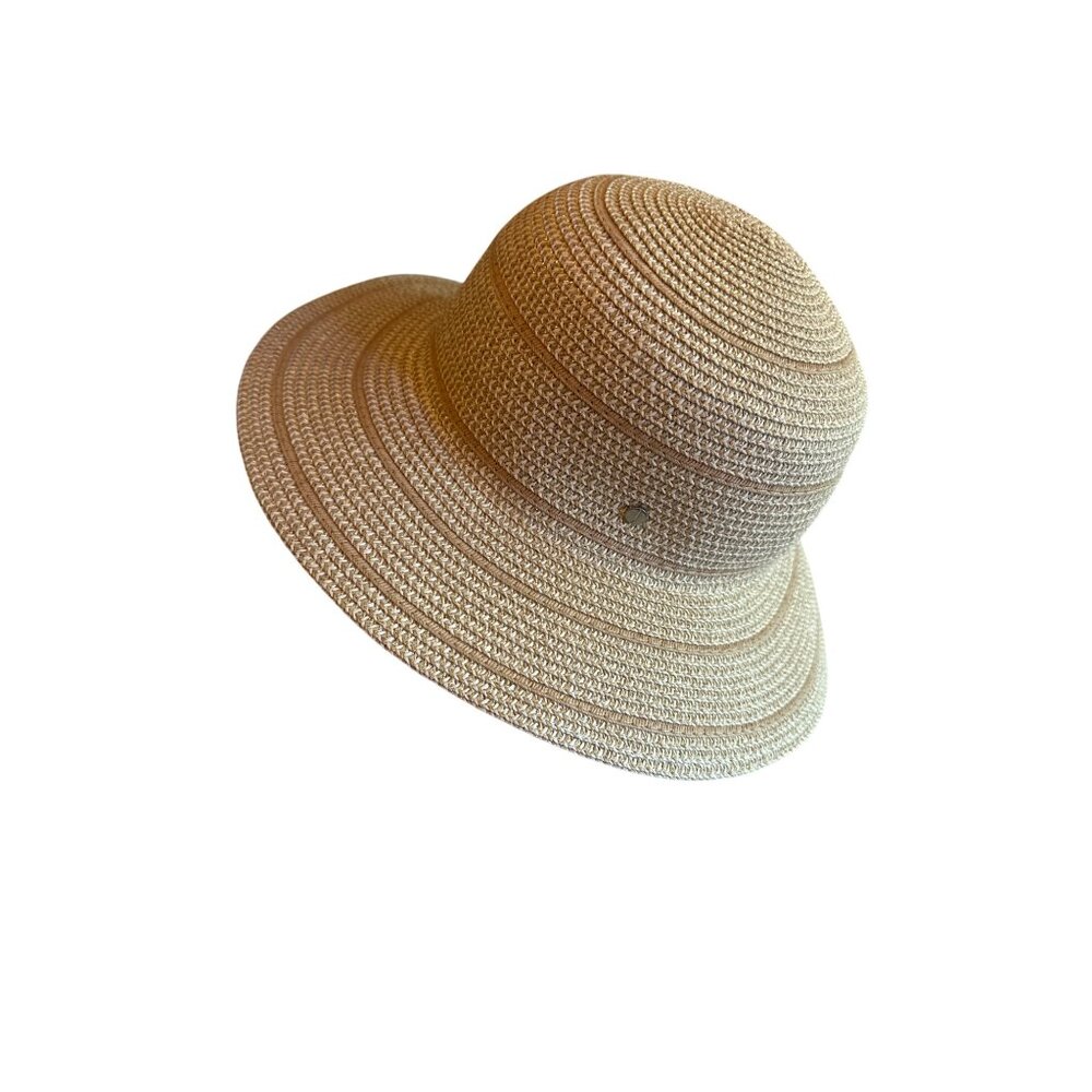 Jones New York Womens Paper Sun Hat Beige Sun‎ Coastal